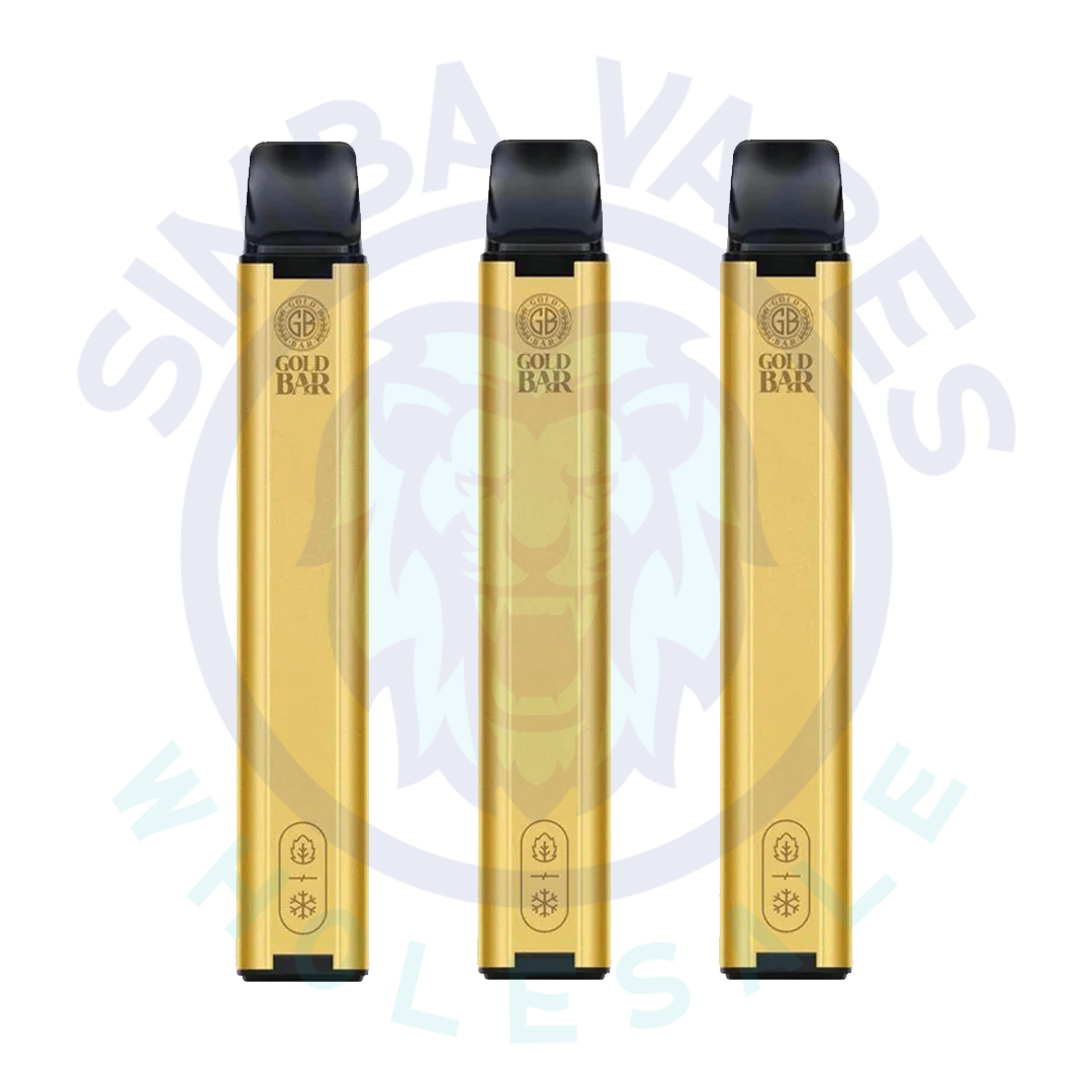 Gold Bar 600 Disposable Vape Puff Pod (æske med 10 stk)