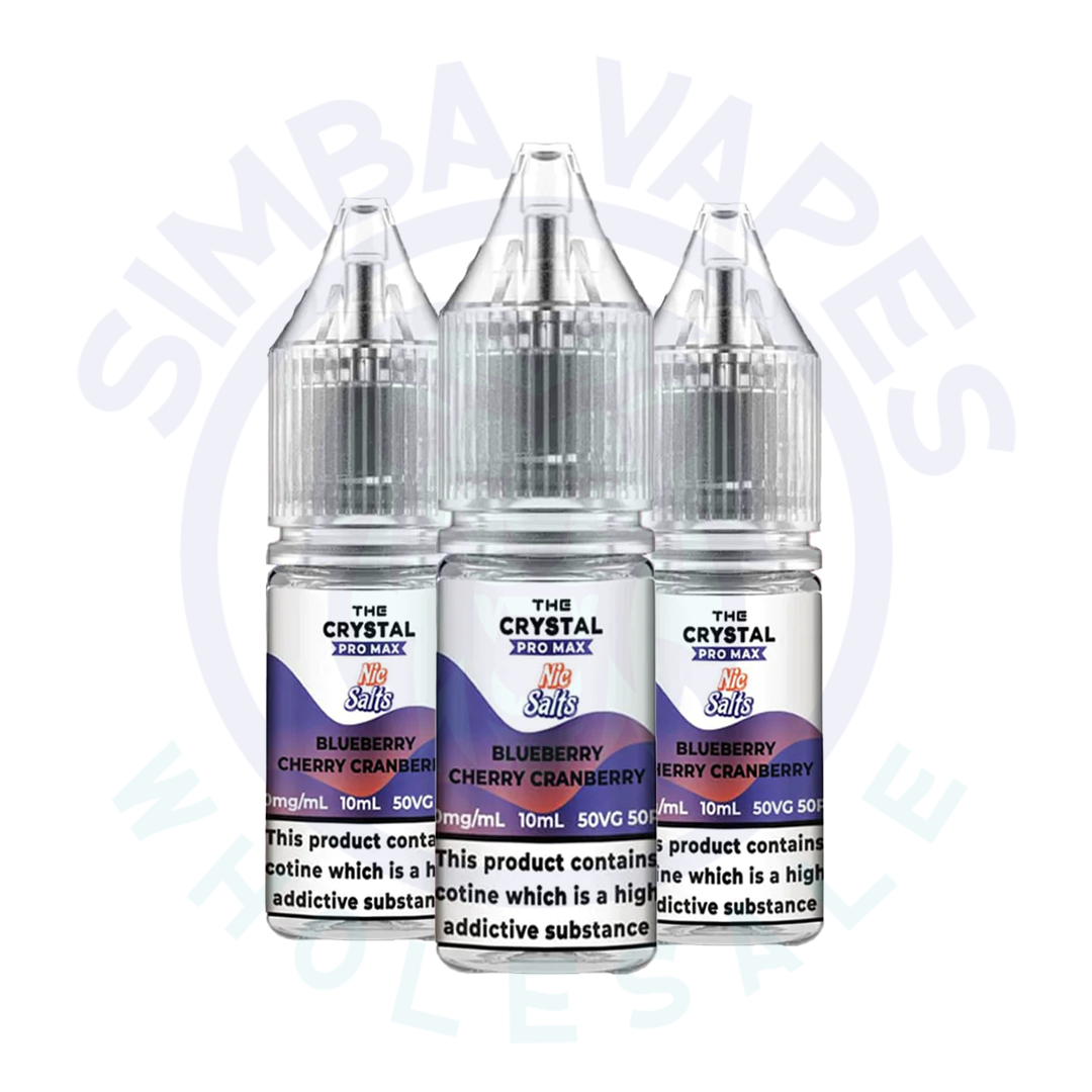 The Crystal Pro Max Vape Nic Salts 10ml - Box of 10