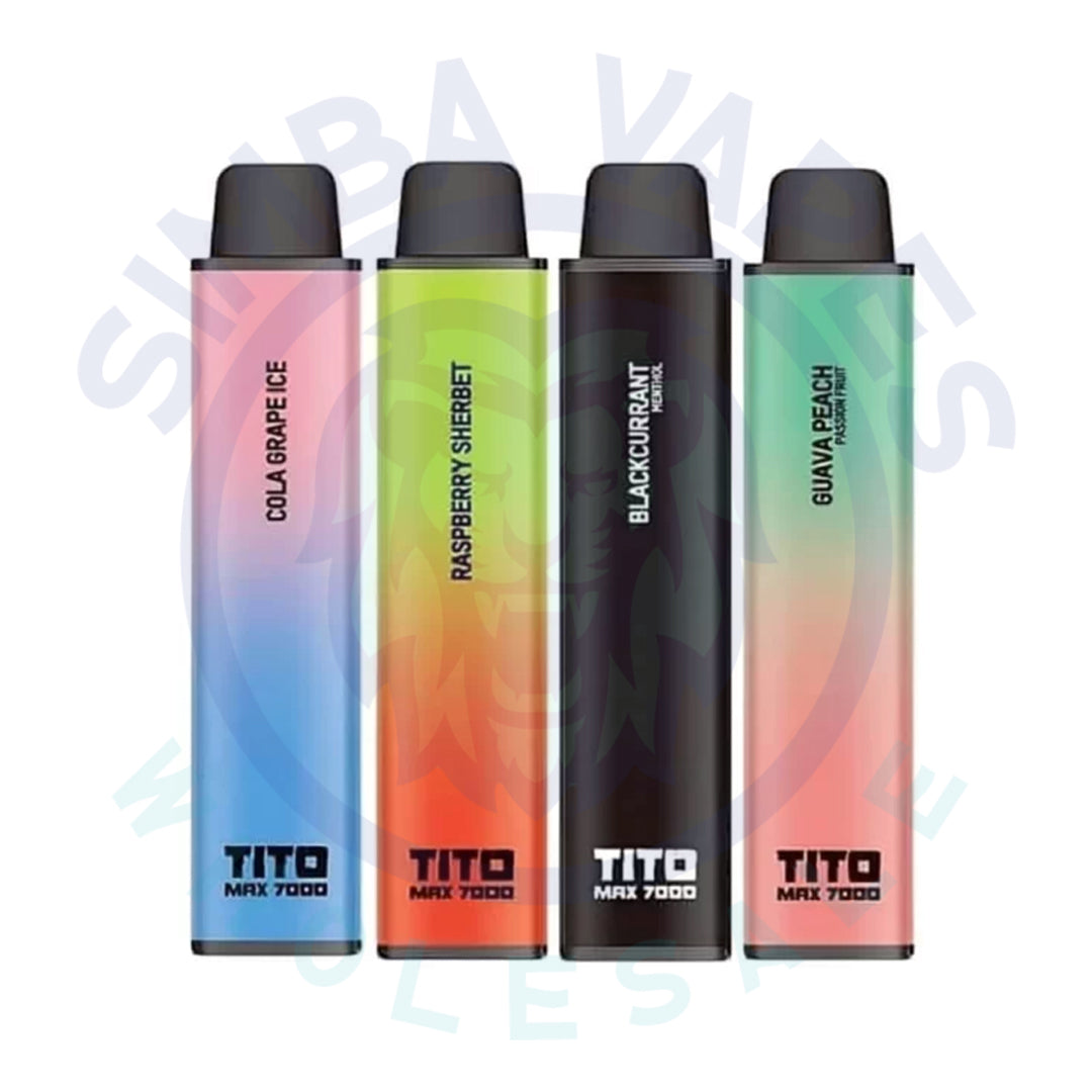 Tito Max 7000 Disposable Vape Pod Device Box of 10