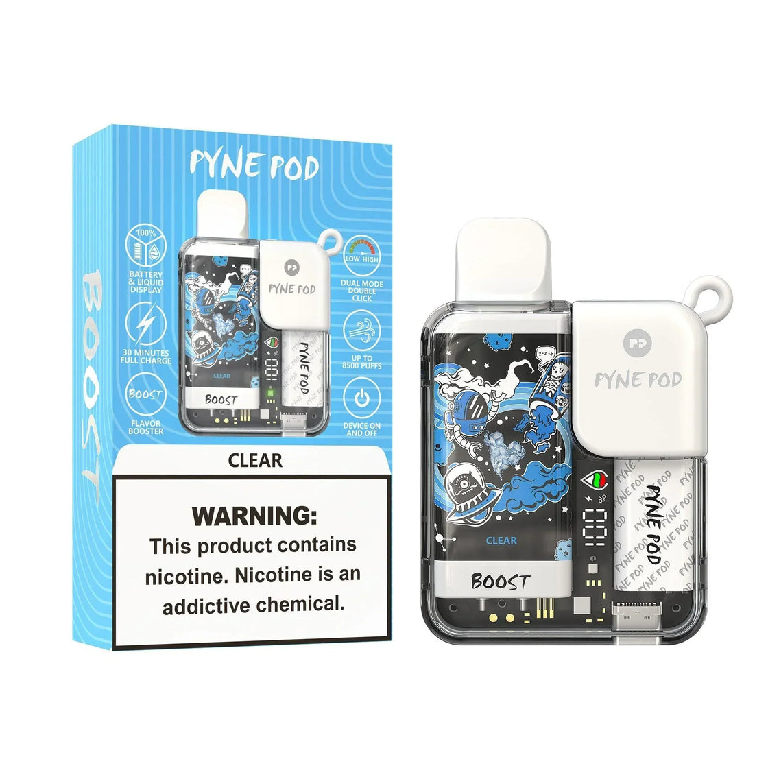 Pyne Pod Boost 8500 Puffs Disposable Vape (Box of 10)