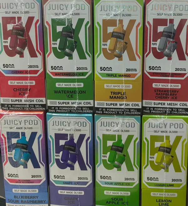 Juicy Pod DL5000 Disposable Pod (Box of 5)