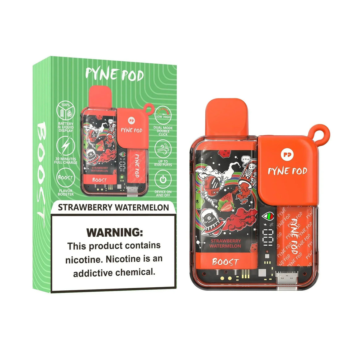 Pyne Pod Boost 8500 Puffs Disposable Vape (Box of 10)