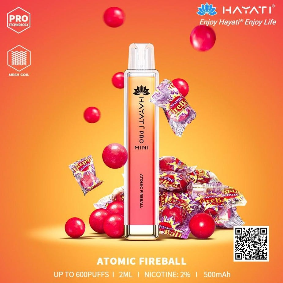 Hayati Pro Mini 600 Puffs (Pack of 10)