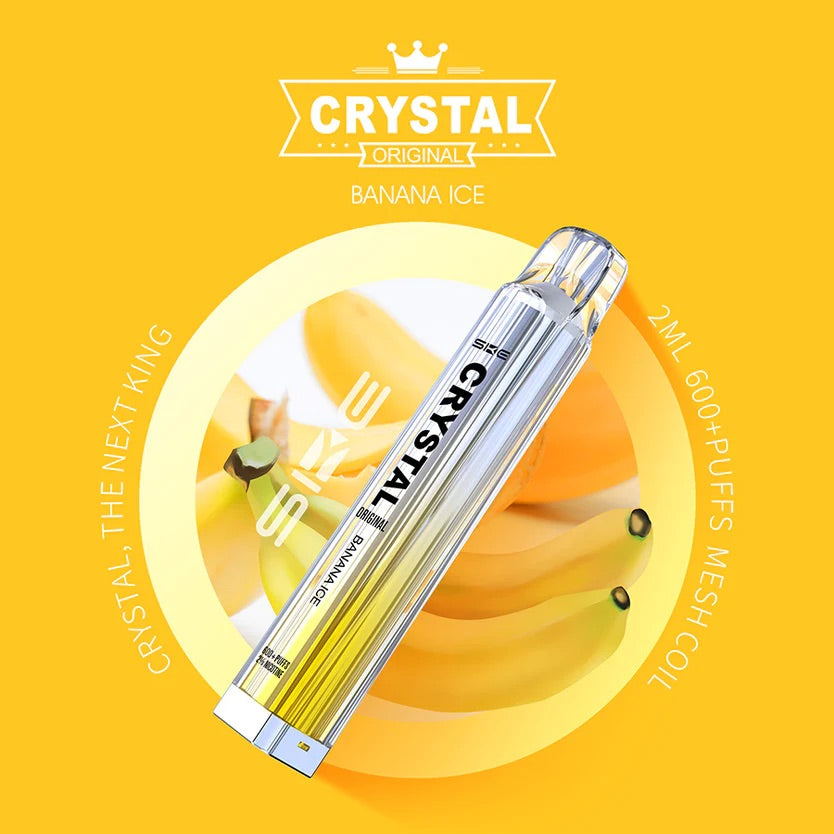 SKE Crystal Bar 600 Puffs Disposable Vape (æske med 10 stk)