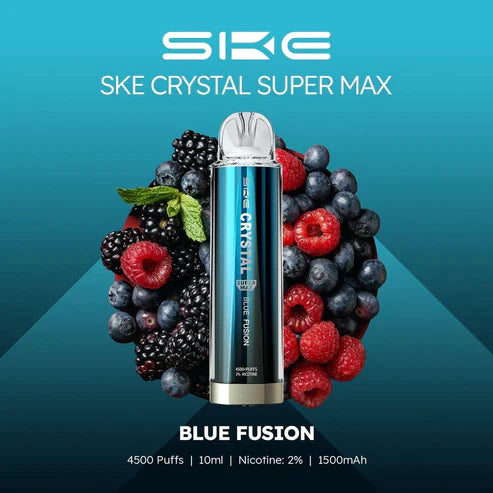 Ske Crystal Super Max 4500 Disposable Vape Pod (æske med 10 stk)