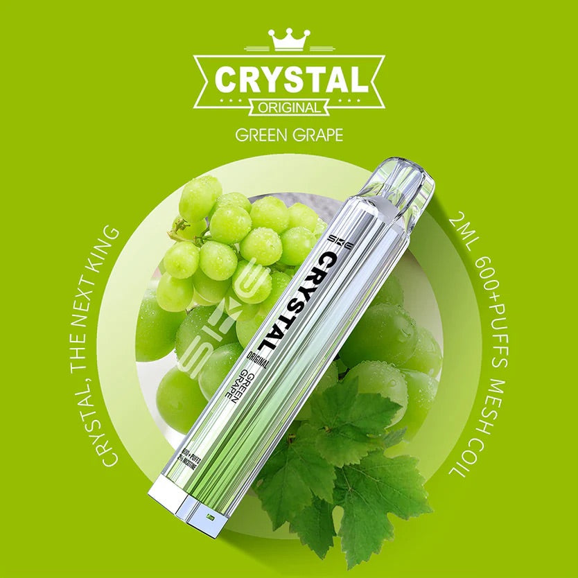 SKE Crystal Bar 600 Puffs Disposable Vape (æske med 10 stk)