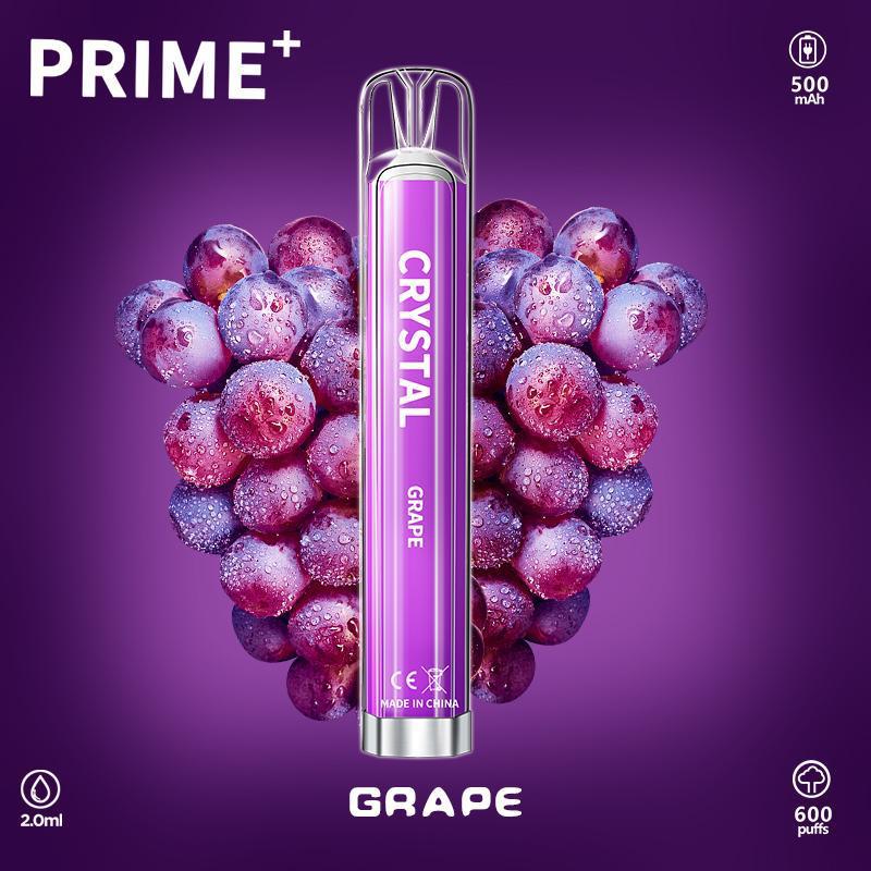 Crystal Prime Plus 600 Puffs (æske med 10 stk)