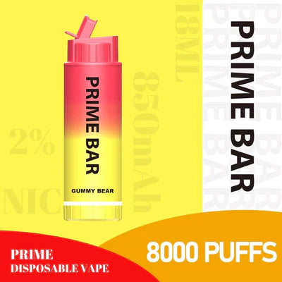 Prime Bar 8000 Disposable Vape Pod Device (æske med 10 stk)