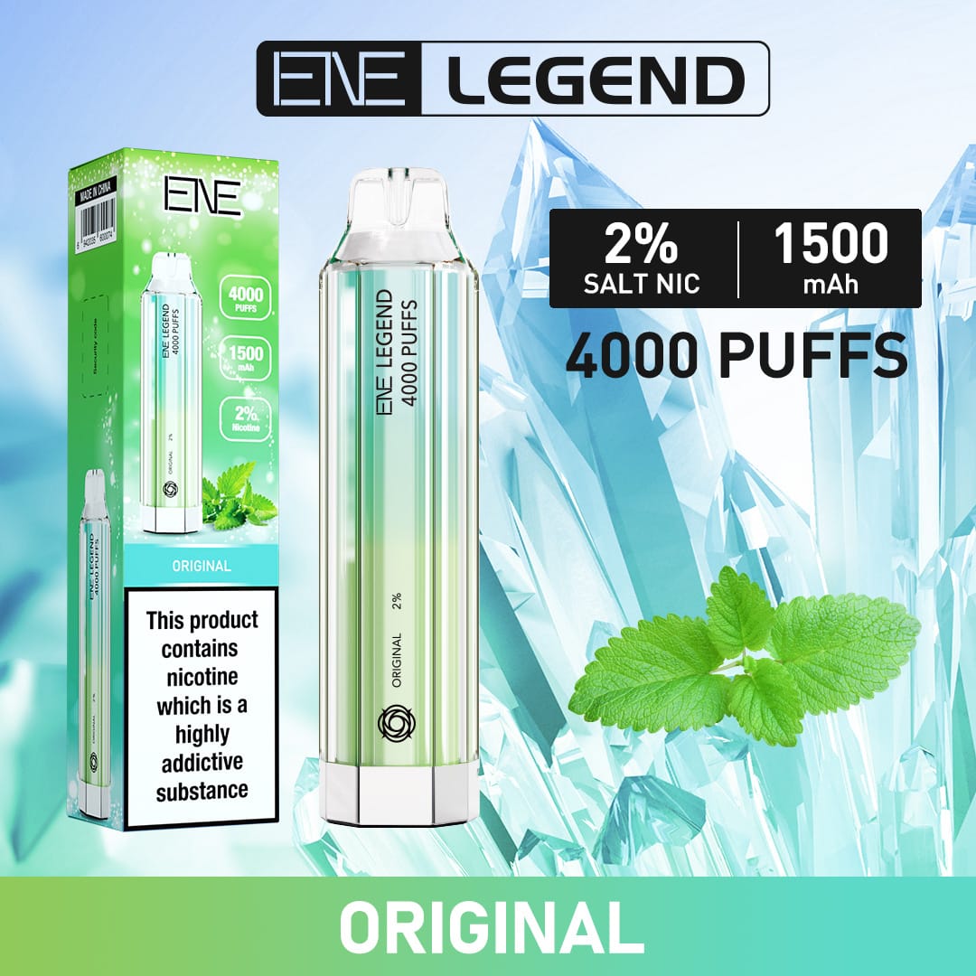 ENE Elux Legend 4000 Puffs Disposable Vape - (æske med 10 stk)