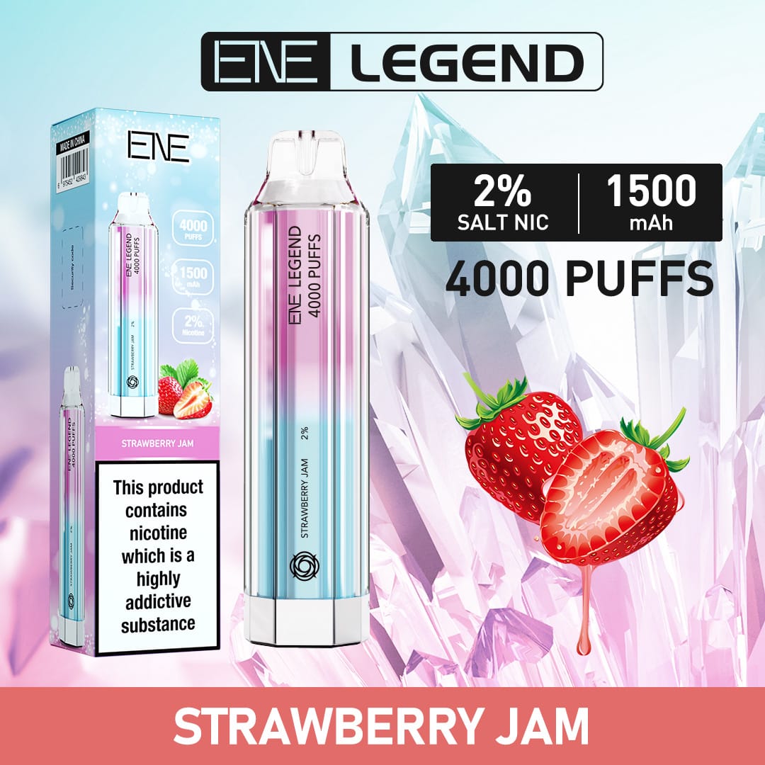 ENE Elux Legend 4000 Puffs Disposable Vape - (æske med 10 stk)