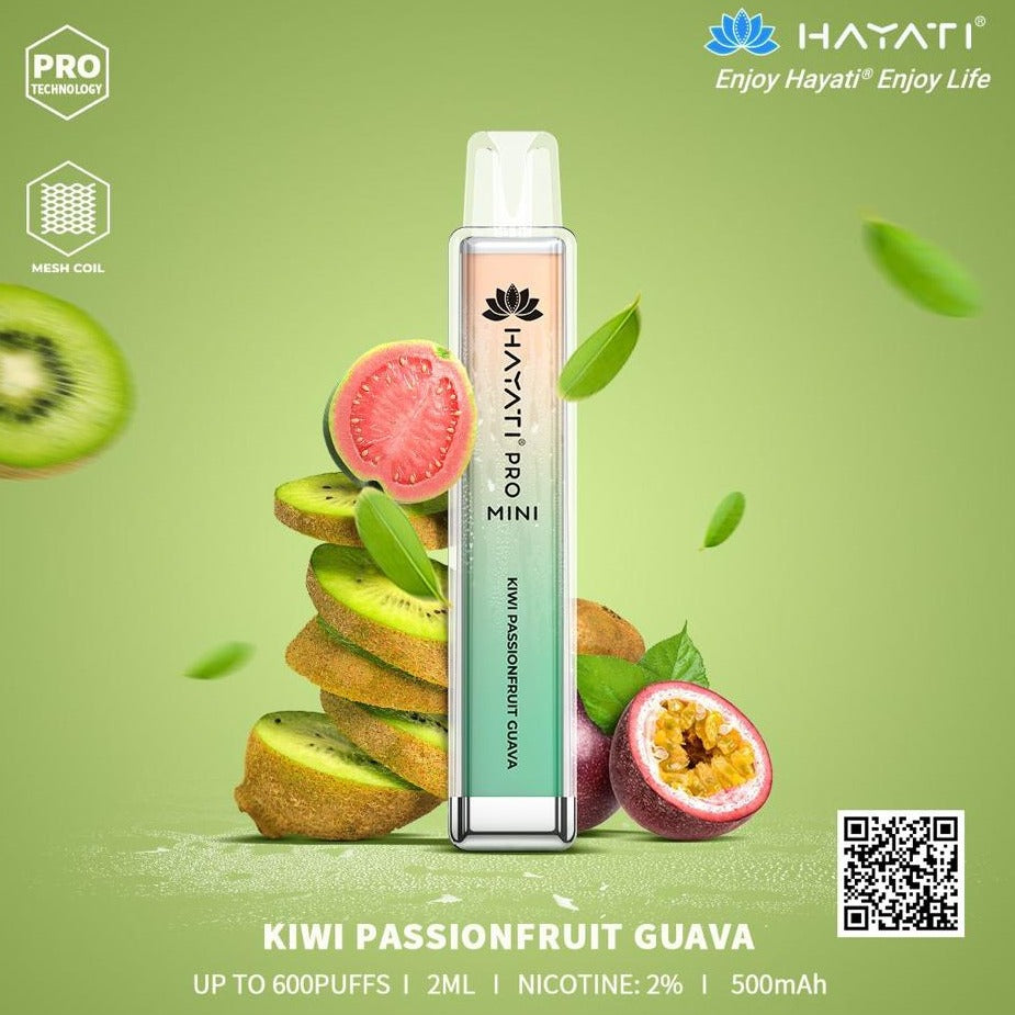 Hayati Pro Mini 600 Puffs (Pack of 10)