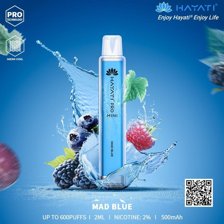 Hayati Pro Mini 600 Puffs (Pack of 10)