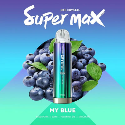 Ske Crystal Super Max 4500 Disposable Vape Pod (æske med 10 stk)