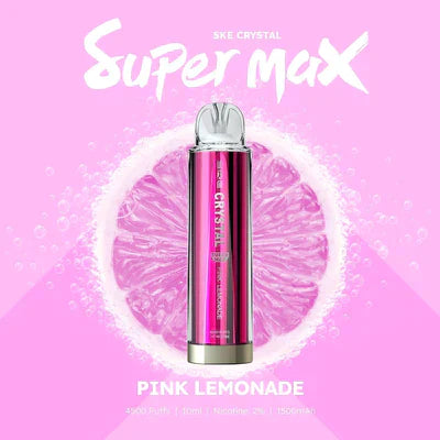 Ske Crystal Super Max 4500 Disposable Vape Pod (æske med 10 stk)