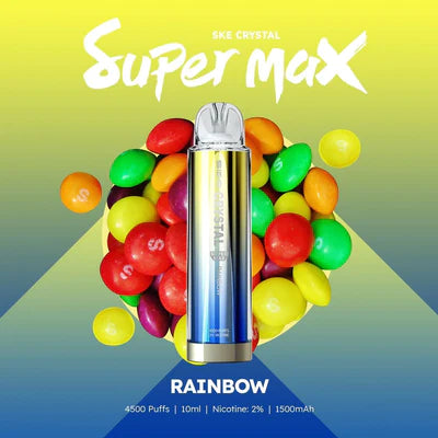 Ske Crystal Super Max 4500 Disposable Vape Pod (æske med 10 stk)