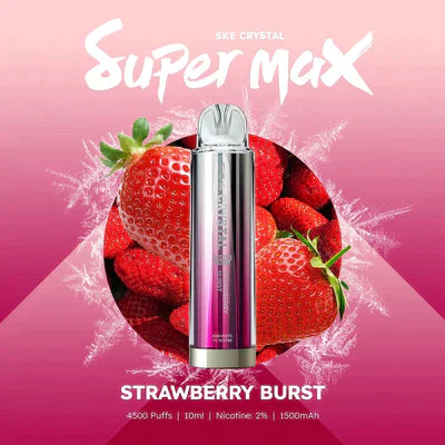 Ske Crystal Super Max 4500 Disposable Vape Pod (æske med 10 stk)