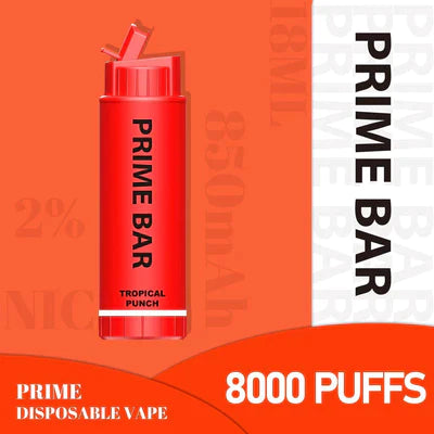 Prime Bar 8000 Disposable Vape Pod Device (æske med 10 stk)