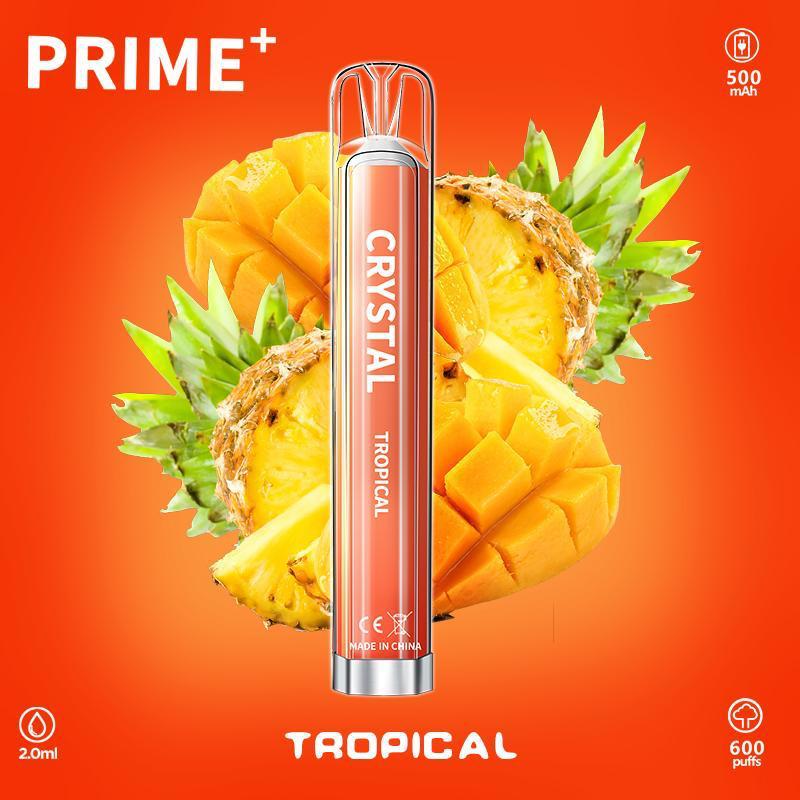 Crystal Prime Plus 600 Puffs (æske med 10 stk)