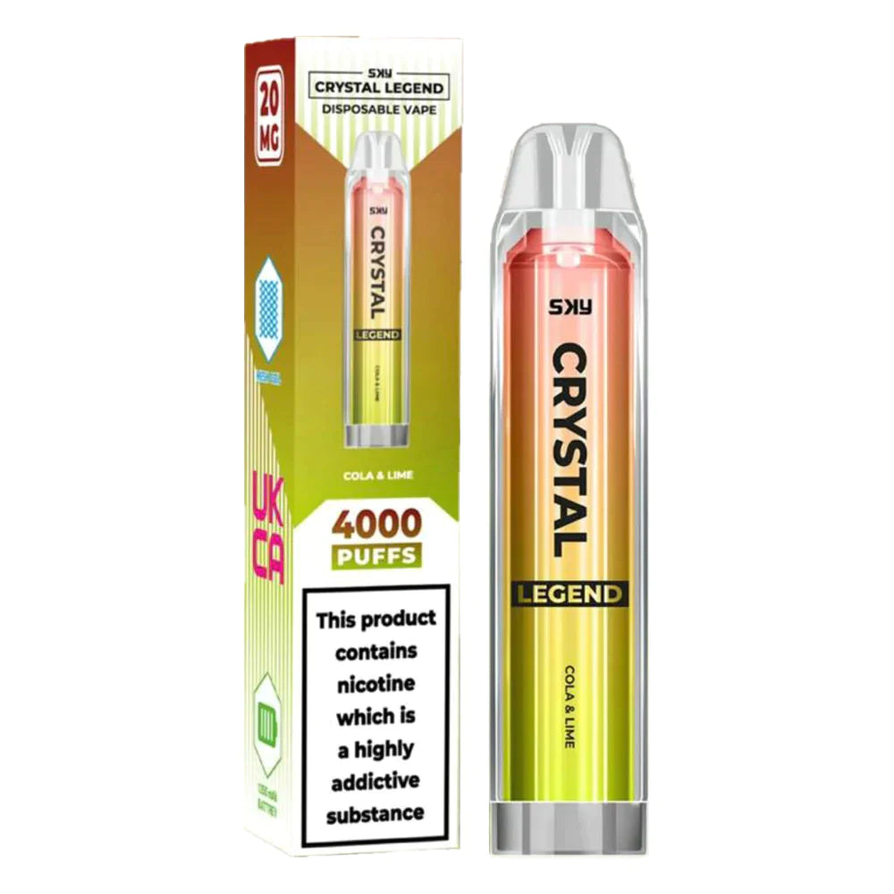 Crystal Legend 4000 Puffs Disposable Vape (Pack of 10)