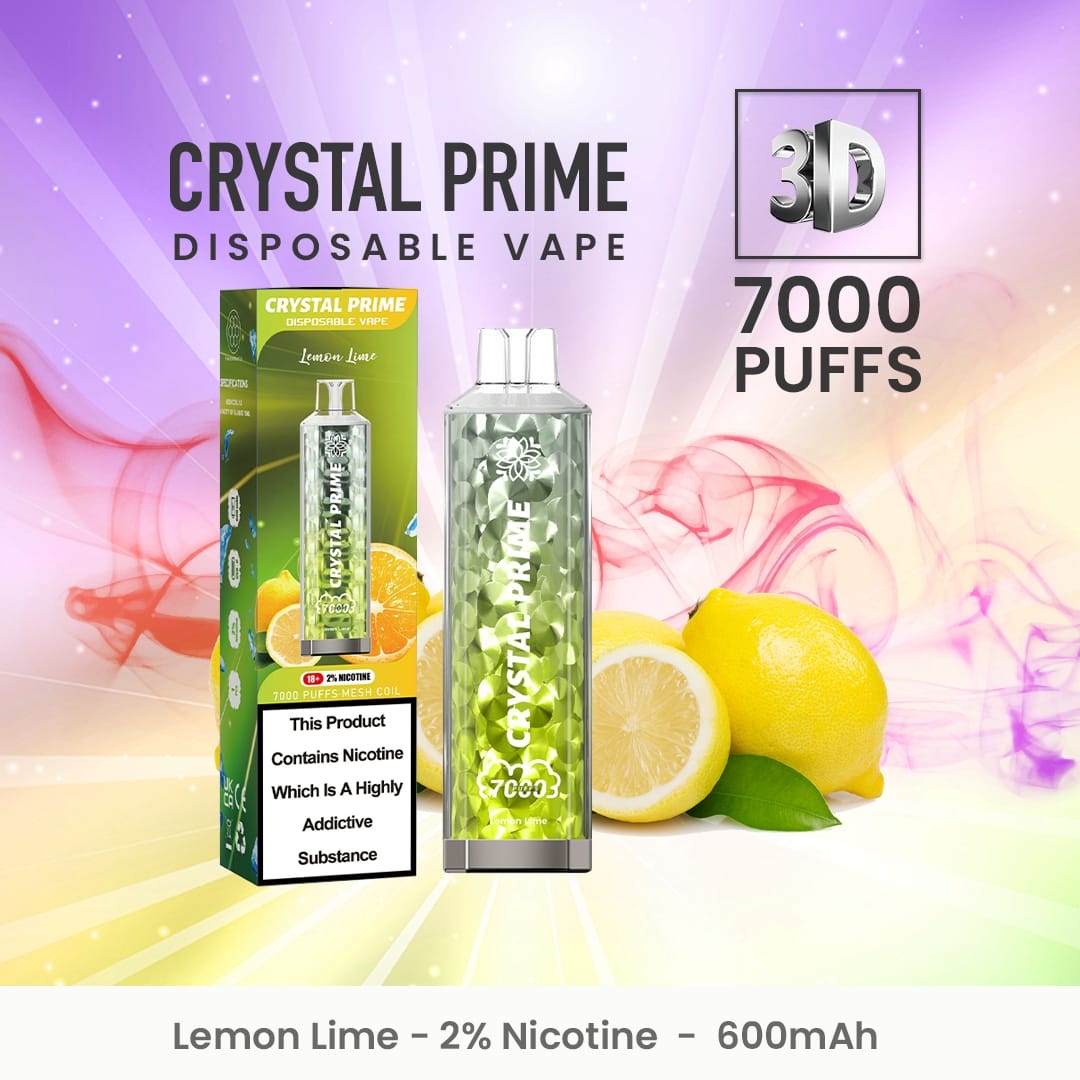 Crystal Prime 7000 Box of 10 Disposable Vape