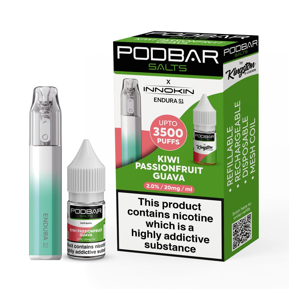 Podbar Salts + Innokin Endura S1 Pod Kit - Box of 5 - #Simbavapes#